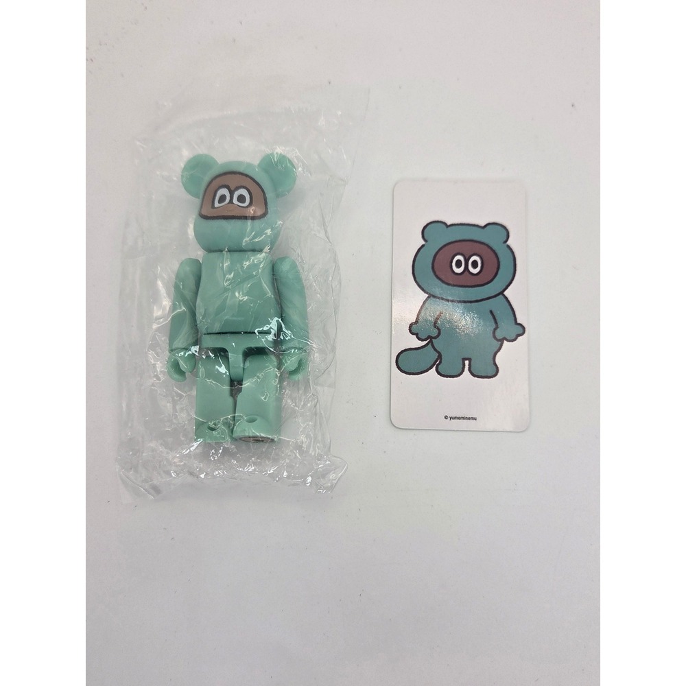 Medicom Toy Bearbrick Series 44 Cute Tanuki Yumeminemu 100% Figure with Card